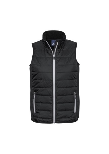 Picture of Biz Collection Mens Stealth Tech Hybrid Quilted Vest